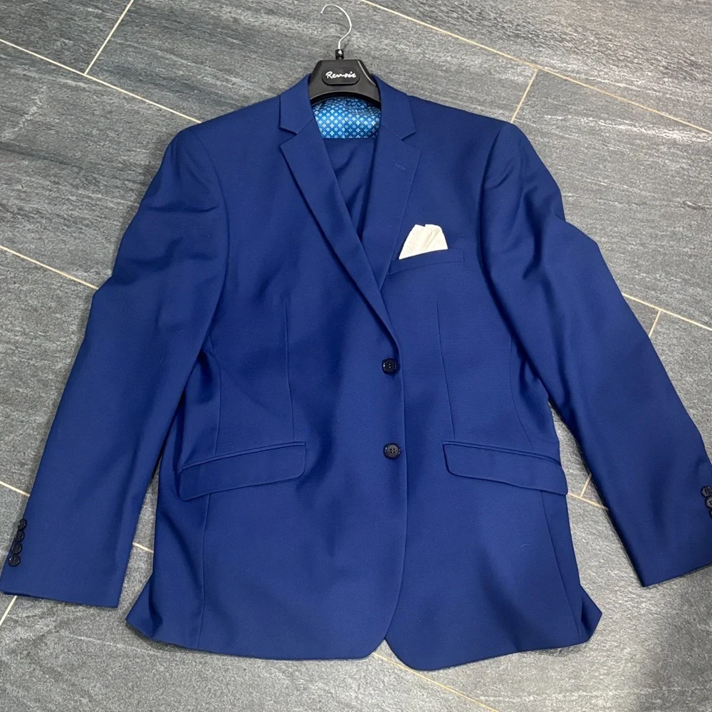 Renoir Blue Men's Suit L46/40